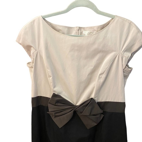 Paule Ka Designer black white bow dress size 44 size 8 - Picture 2 of 10